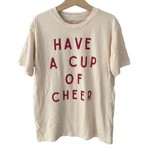 Elisabeth + Faith Have a Cup of Cheer Tee - Champagne - 8